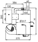 Dimensions Boiler BR