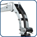 Outlet swinging arm