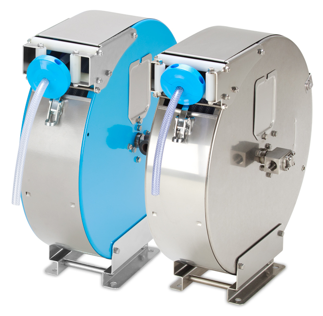 Automatical hose reel model PST with spring return closed version